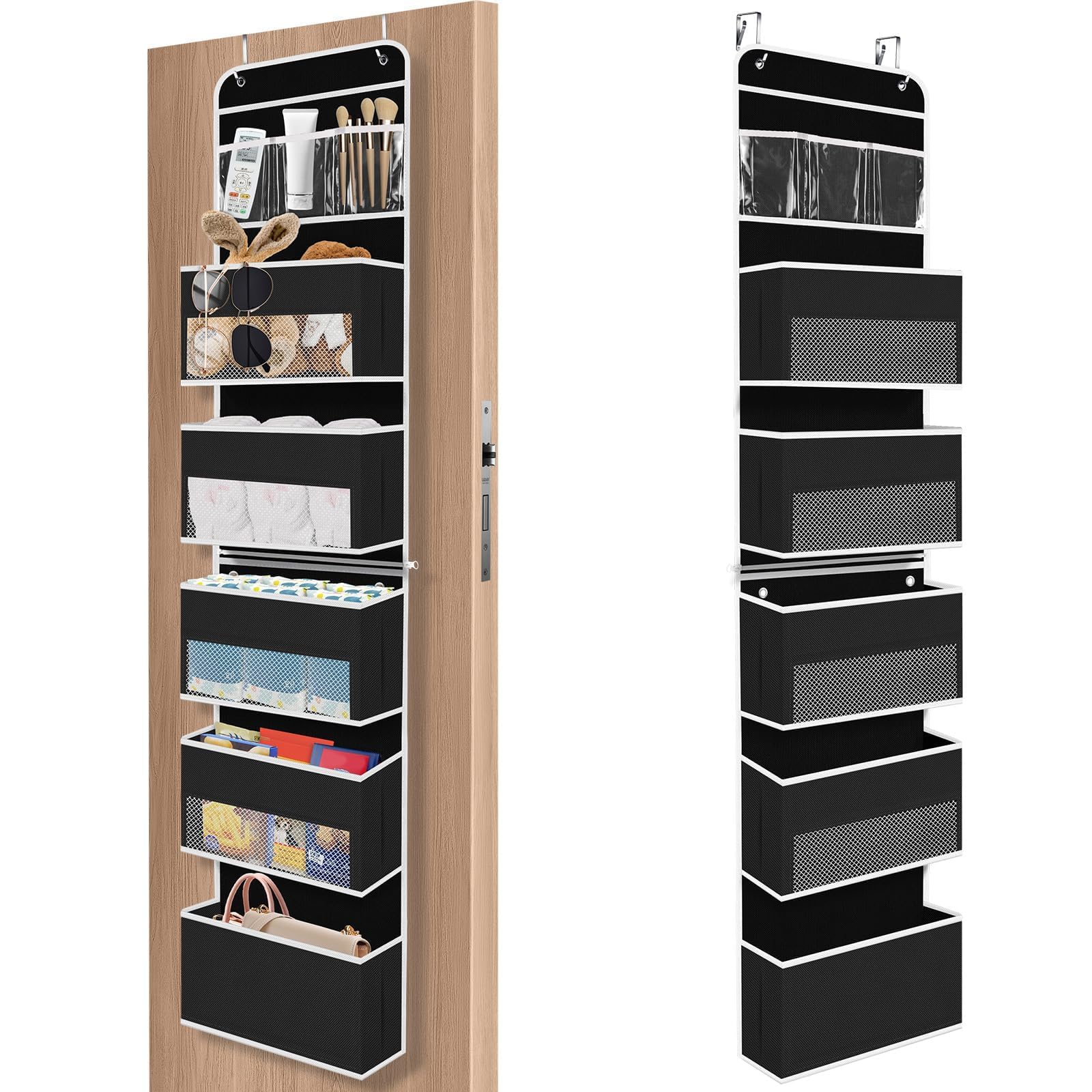 1Pack Over The Door Organizer Large Capacity Hanging Storage Room Organizer