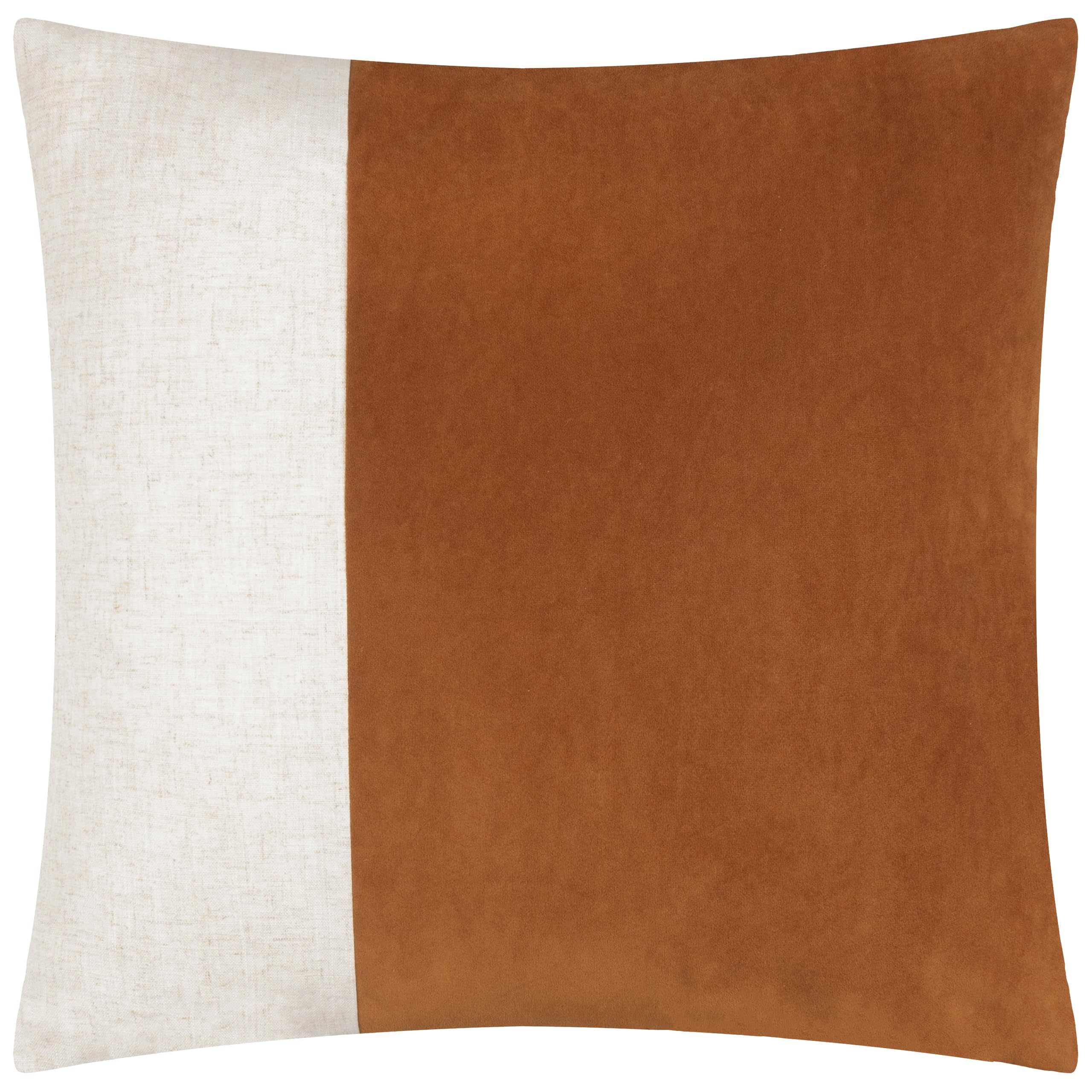 Yard Morden Soft-Washed Velvet Cushion Cover - Rust - 50x50cm