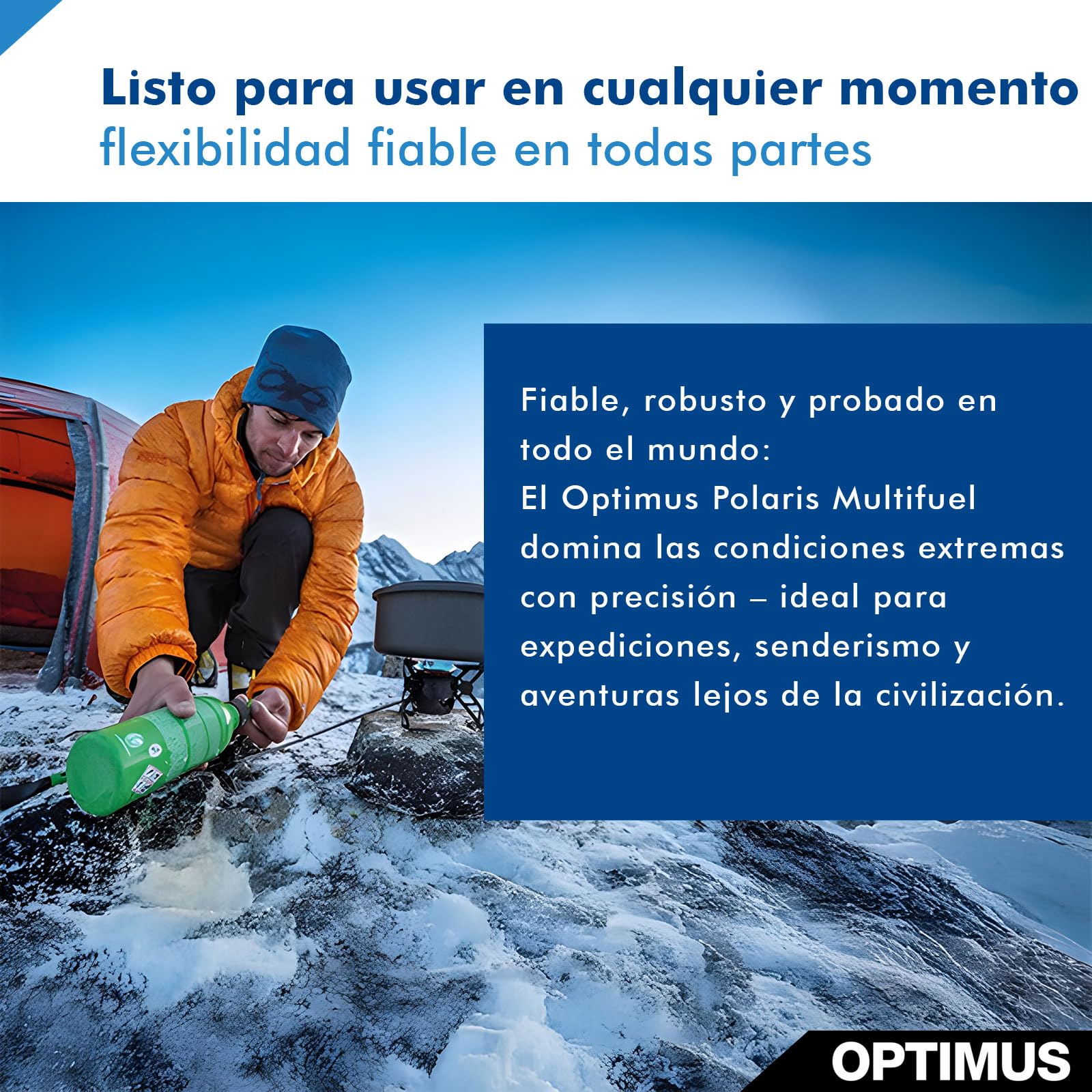 OPTIMUS Polaris Hornillo, Unisex Adulto