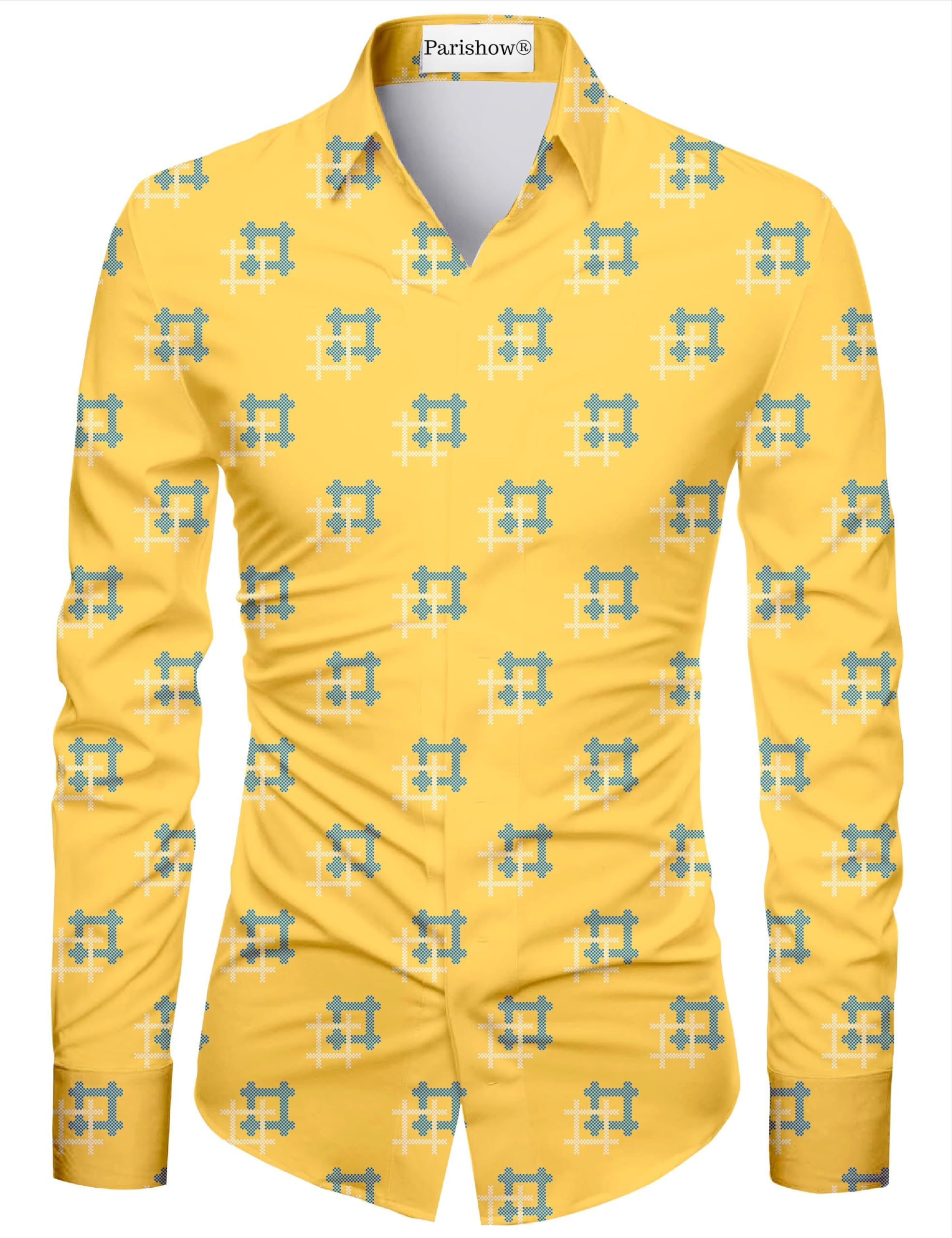 Polycotton Checkered Shirt Fabric (Unstitched)-image-31