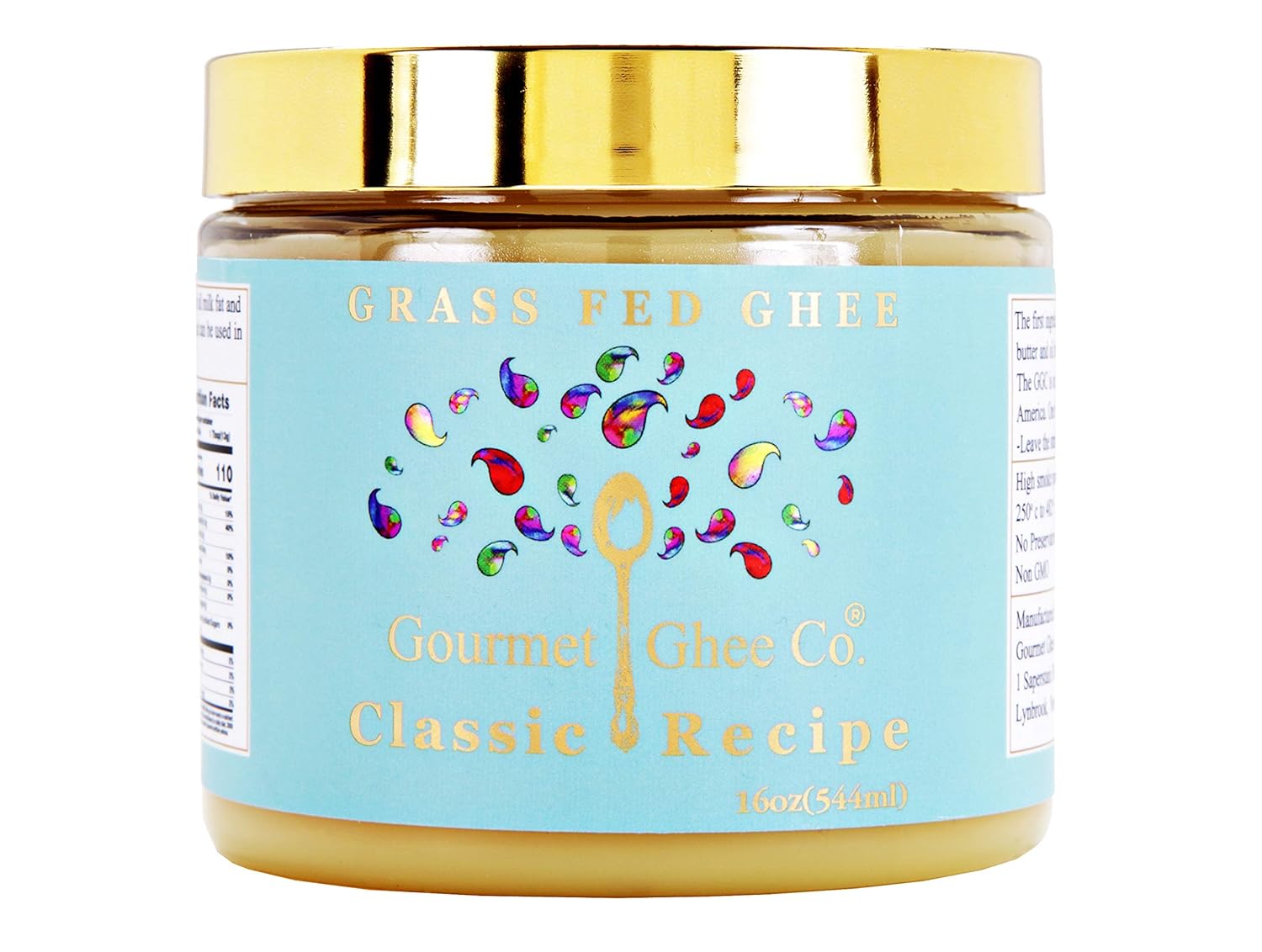 Buy Gourmet Ghee Co. Artisan Ghee Clarified Butter GrassFed