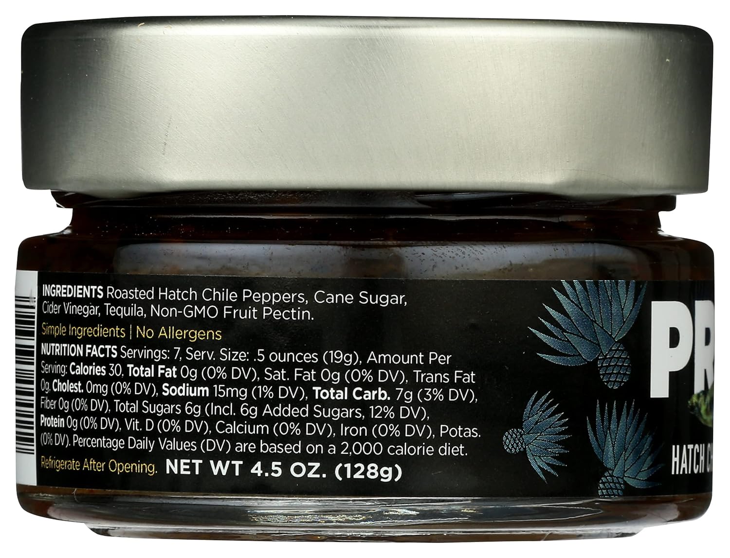 PRIMO SPECIALTY FOODS Hatch Chile + Conservas de tequila, 4.5 oz Yaxa