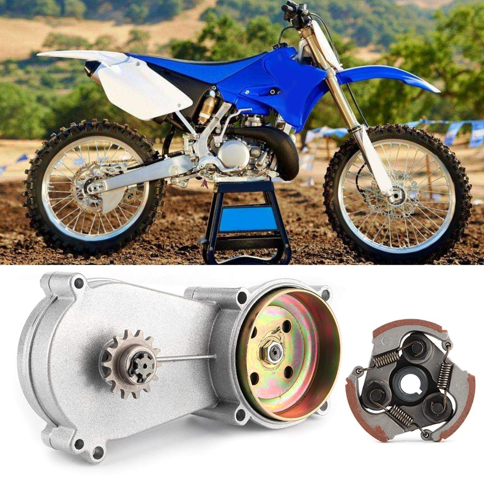 Caja de cambios 14T caja de tambor caja de cambios Kit de embrague apto para 47cc 49cc Mini bolsillo Quad Dirt Bike ATV piezas buena estabilidad