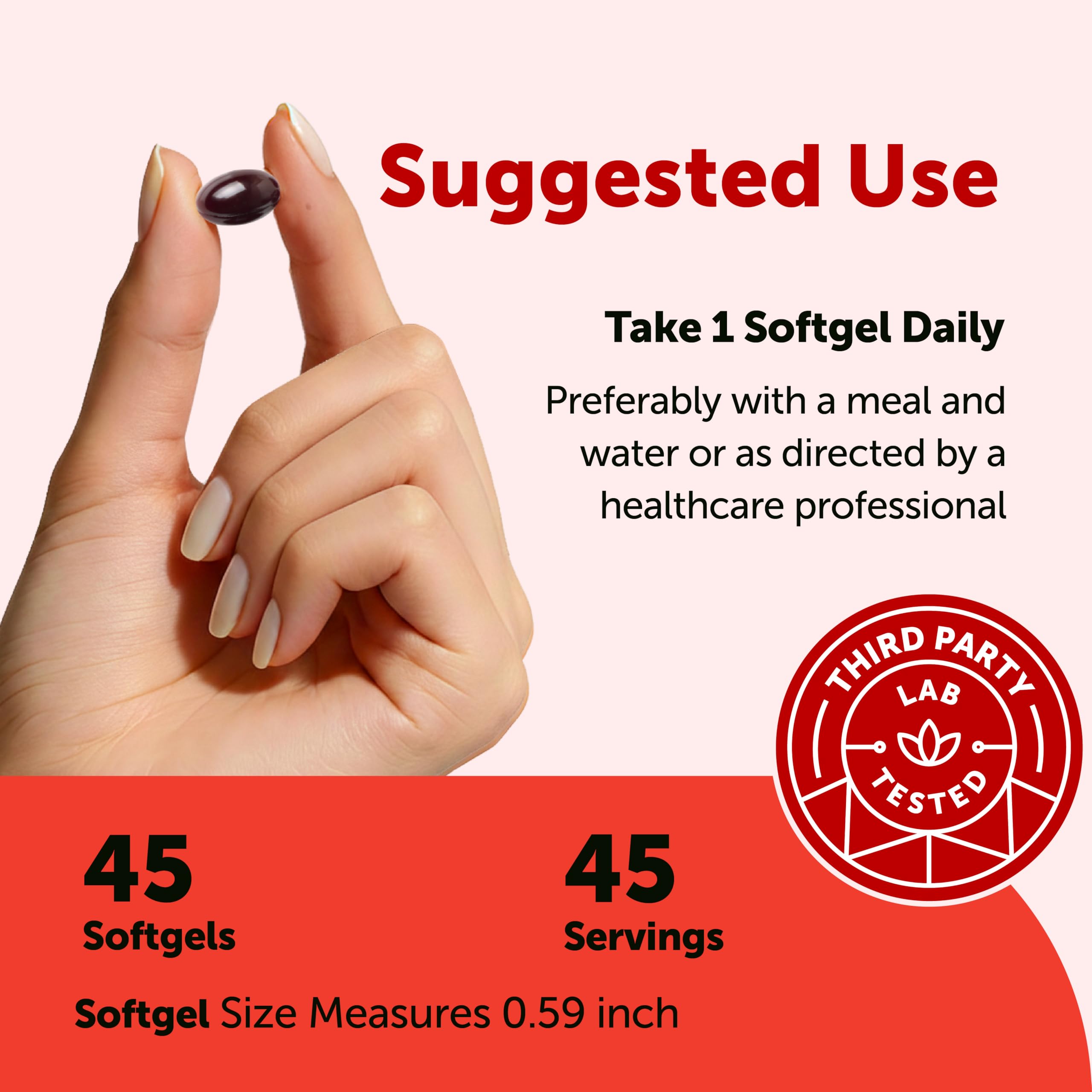 Micro Ingredients Astaxanthin 12mg Per Serving with MCT Oil, 45 Softgels — Amazon image 3