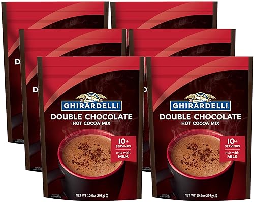 Ghirardelli - Chocolate doble de alta calidad 105 onzas 6 por caja