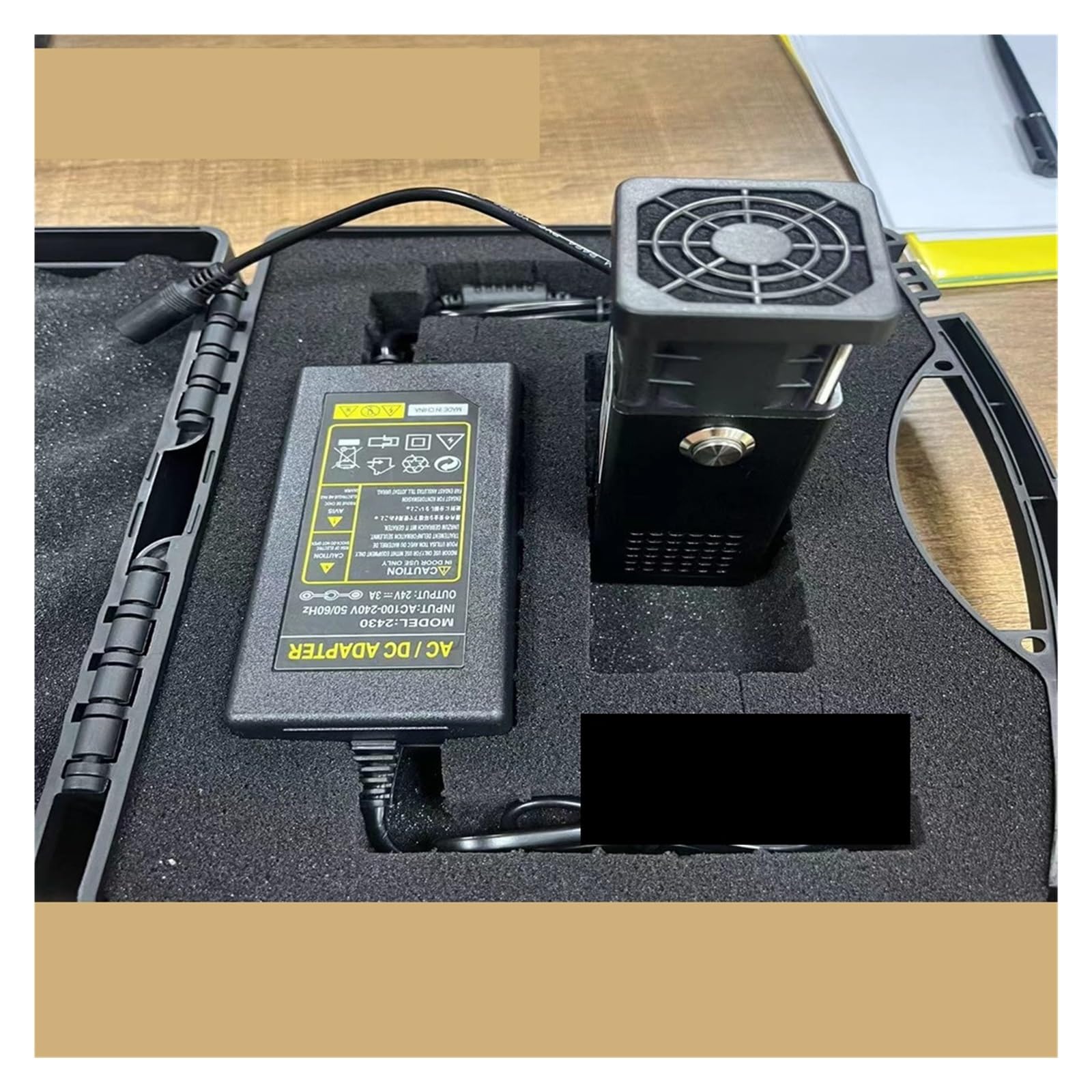 Lámpara de curado LED UV de aceite verde/placa de circuito de resina UV refrigerada por aire portátil de 20x20mm en laboratorio de investigación Curado eficiente de múltiples usos(Black_395nm)