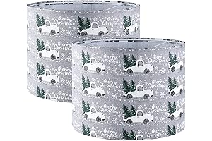 Attractive Christmas Lampshades Set of 2