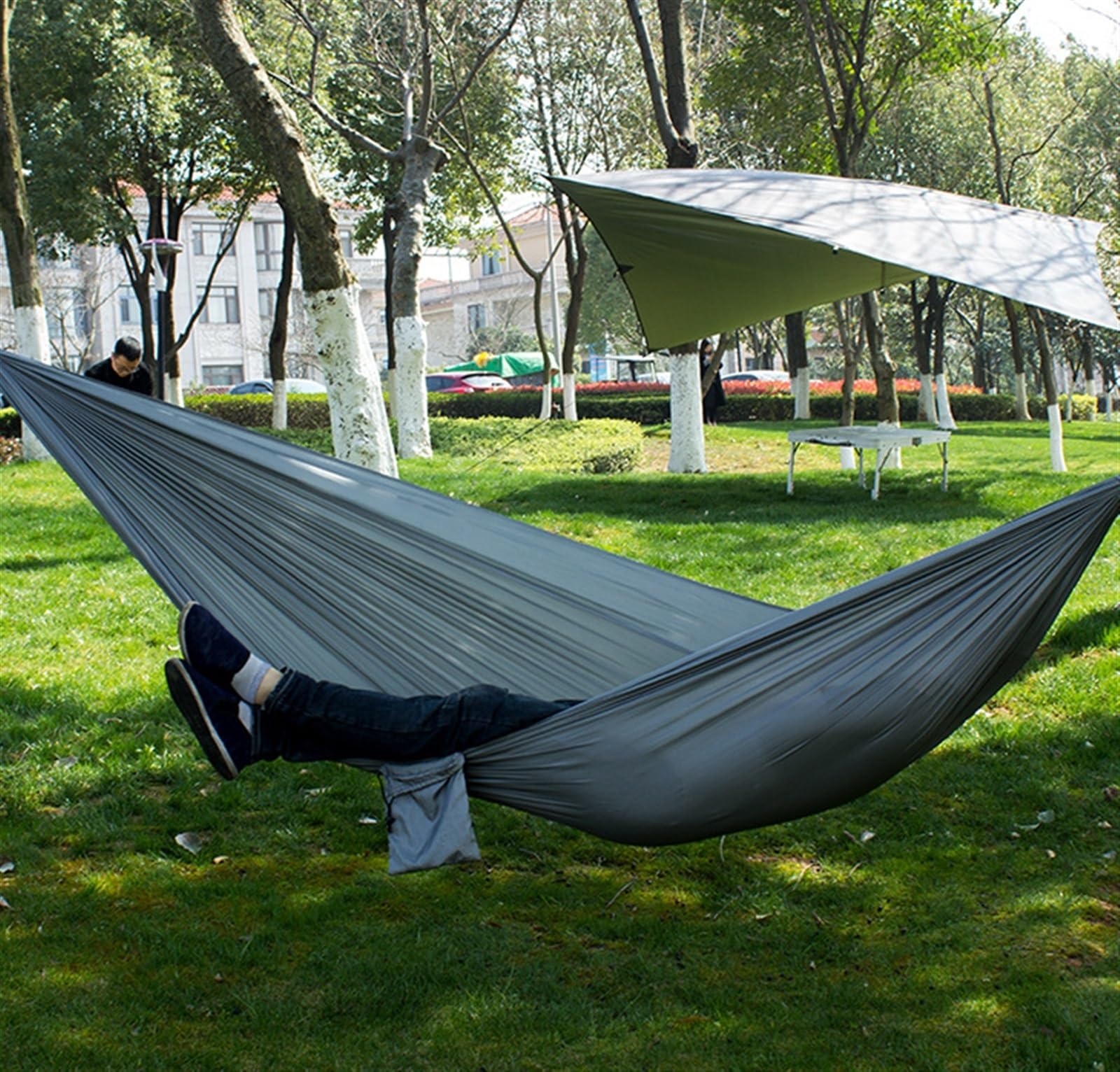 Amaca da campeggio portatile per escursionismo, viaggio | 270x140 cm