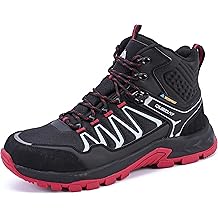 Waterproof Hiking Boots Mens Lightweight Walking Shoes Daily Hike Trekking Trail Outdoor Camping Climbing