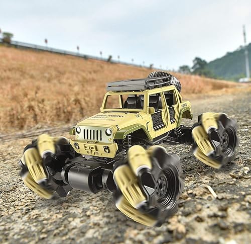 Miniatura 4 de Coche de juguete a control remoto, coche de Drift 1:16 con giro de 360°, camión gigante 4x4 sensor de gestos 2.4Ghz, coche trepador para niños con