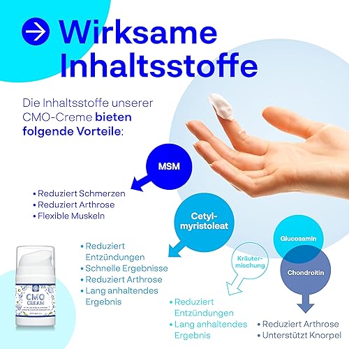 Miniatura 4 de Crema muscular y articular - Crema MSM - Ungüento MSM con miristoleato de cetilo - Crema tópica natural para músculos y articulaciones - para