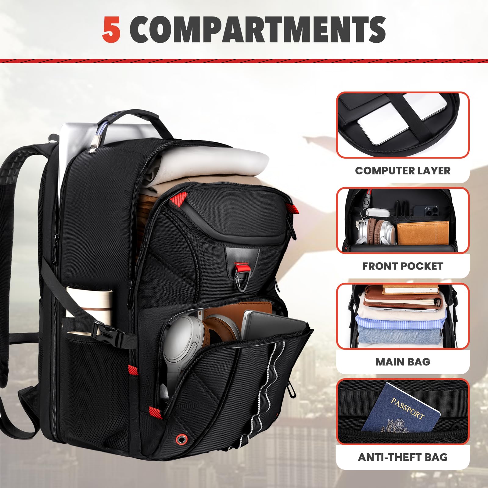 Amazon.com: Z-MGKISS: Travel Carry On Backpack