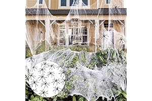 Eerie Spider Web Quarters: Haunting Halloween Decorations