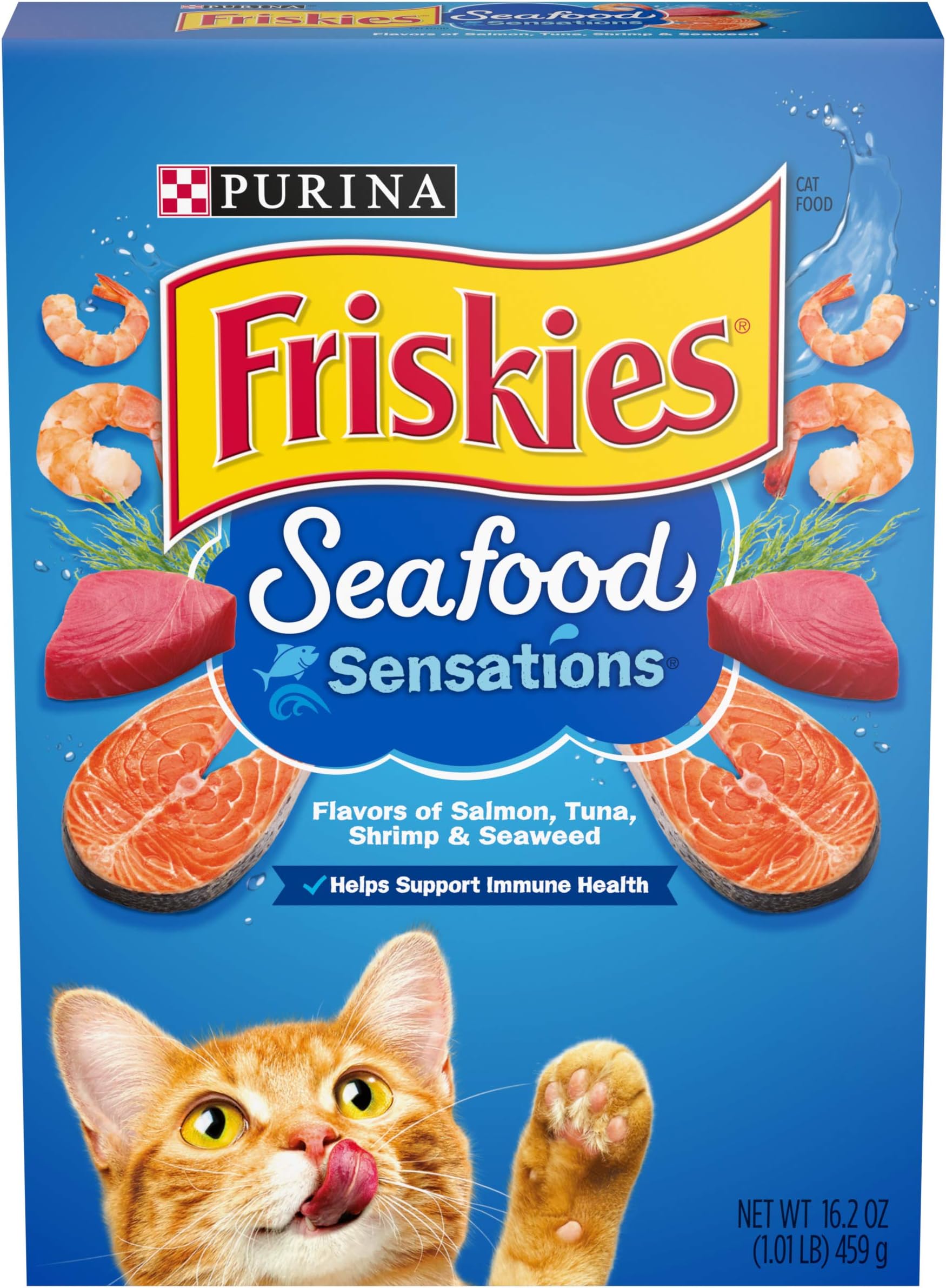 Cat Food, Seafood Sensations, 16.2 oz