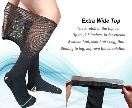 Miniatura 3 de 2 pares de forros de repuesto para botas ortopédicas para caminar con cámara de aire, calcetines fundidos debajo del aire, botas quirúrgicas de