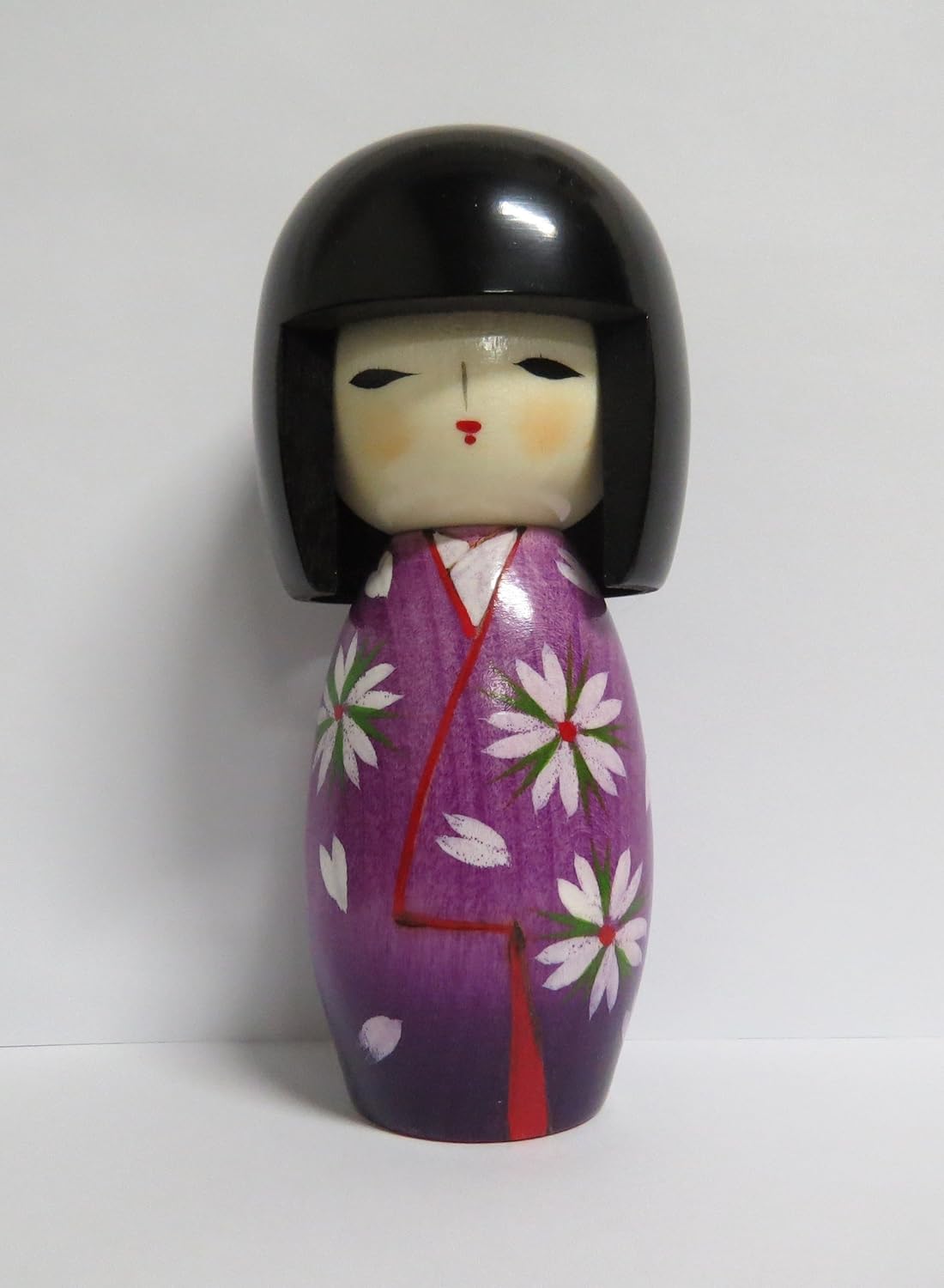 Kokeshi in Purple Kimono
