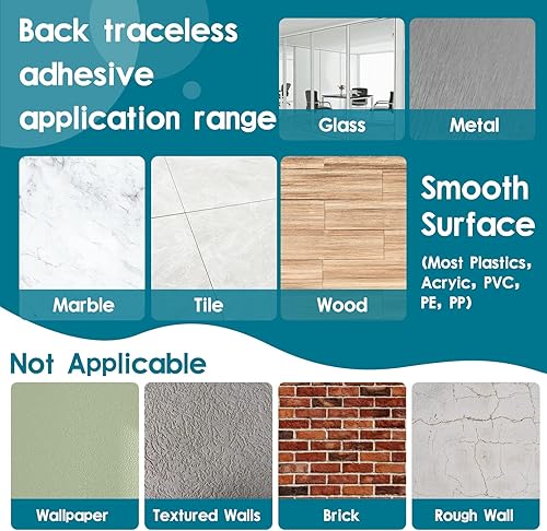 Miniatura 7 de Rollo de cinta autoadhesiva negra de 2 pulgadas x 30 pies, rollo de sujeción de cinta adhesiva de nailon, tiras resistentes para el hogar, oficina,