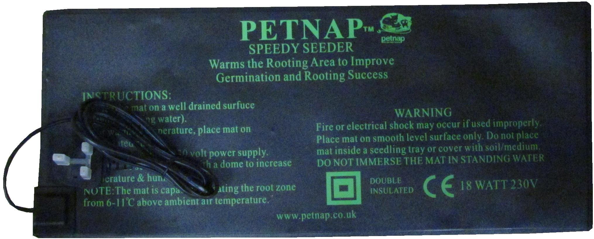 Petnap Tapis chauffant électrique pour horticulture favorisant la germination 22 x 50 cm