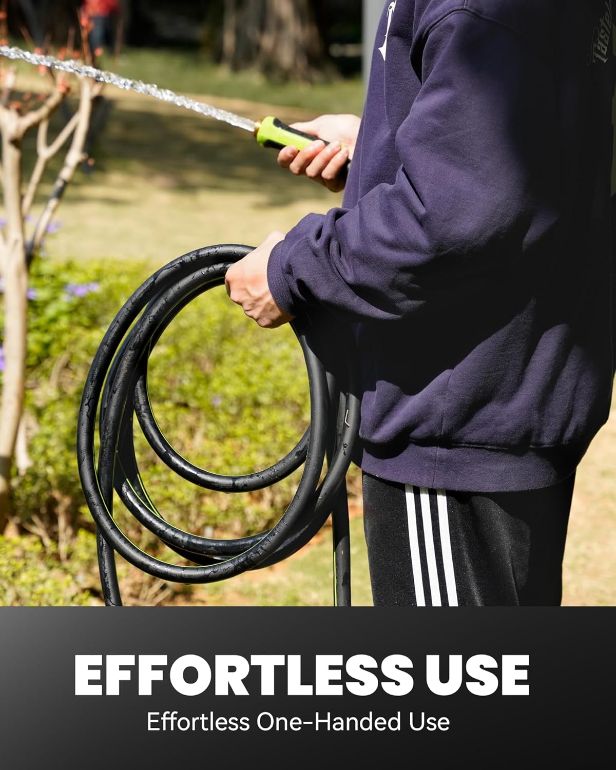 RainPoint 2 Zone WiFi Water Timer & 50 FT Garden Hose