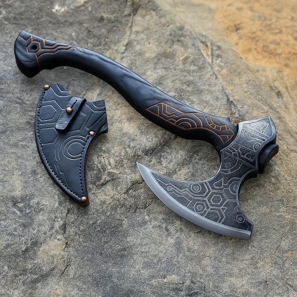 Forged High End Gentlemen Series Viking Axe, Specially Design for Gentlemen's, Scandinavian Style Axe