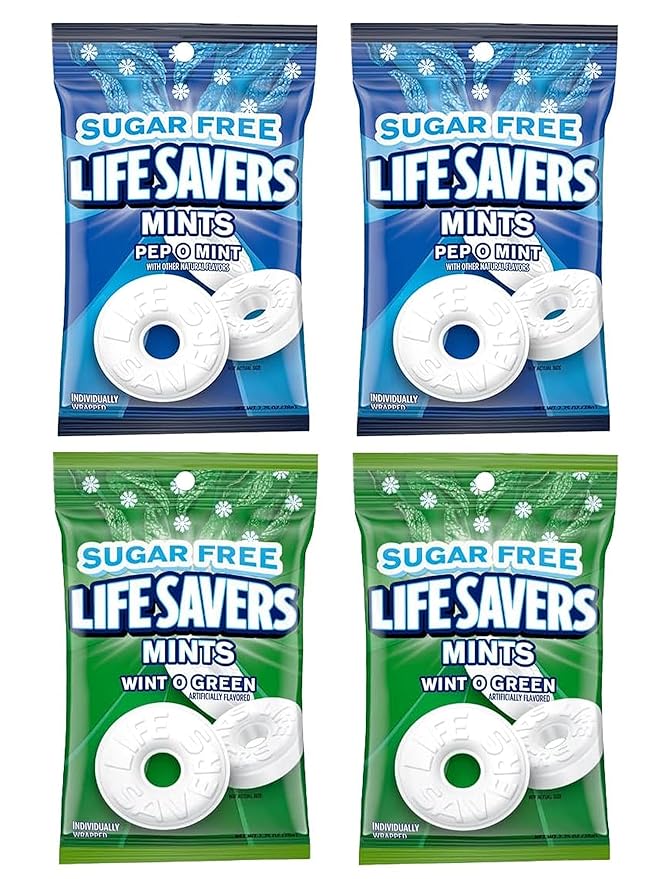 Sugar Free Life Savers WintOMint and PepOMint, Breath