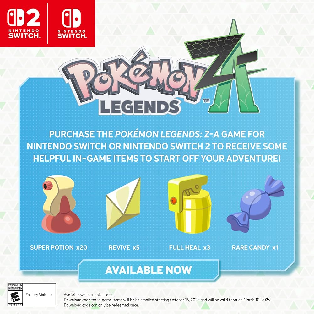 Pokémon™ Legends: Z-A – Nintendo Switch™ 2 Edition (CAN Version Pokémon™ Legends: Z-A – Nintendo Switch™ 2 Edition (CAN Version