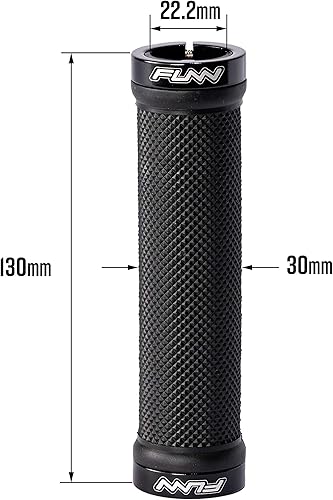 Miniatura 3 de Funn Empuñaduras de manillar de bicicleta de montaña Combat con abrazadera de doble bloqueo, empuñaduras fáciles de ajustar y duraderas con diámetro