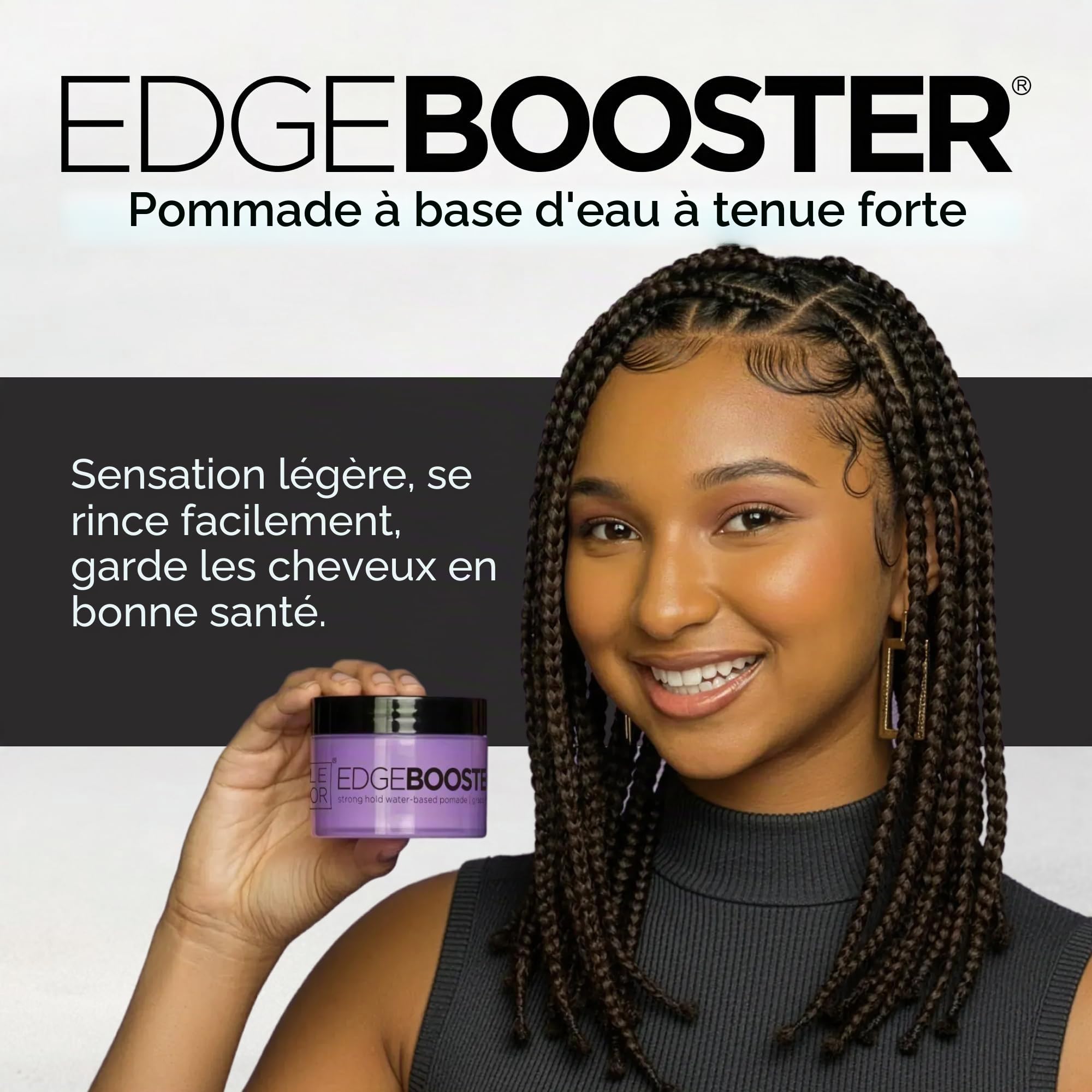 Style Factor Edge Booster Pommade à base d'eau à forte tenue 95,8 g – Parfum pêche douce