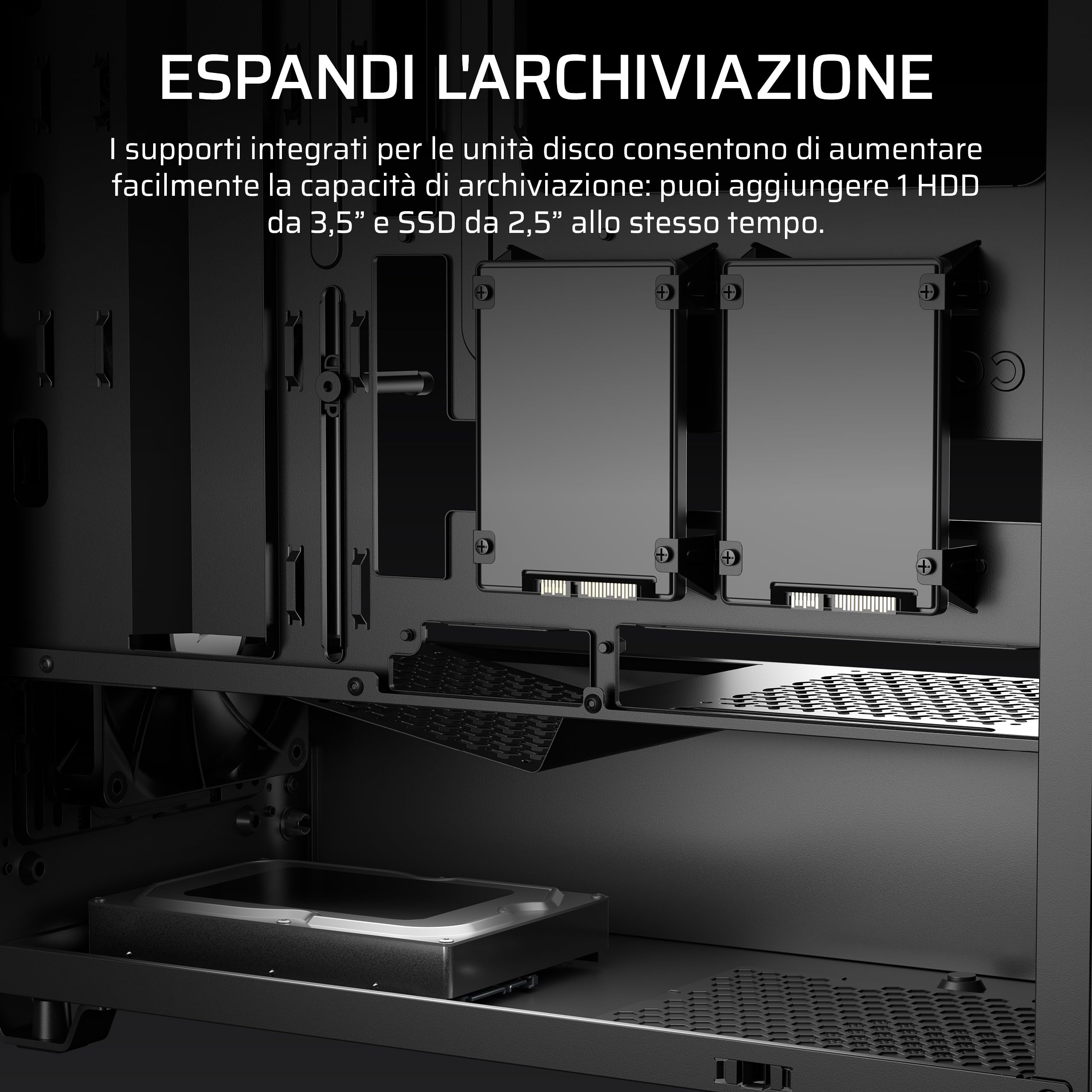 CORSAIR 3200D RS Case PC Mid Tower – Bianco | 3 Ventole RS120 Incluse, Flusso D'aria Elevato, Compatibile Radiatore 360mm, Compatibile Schede Madri Connessione Inversa