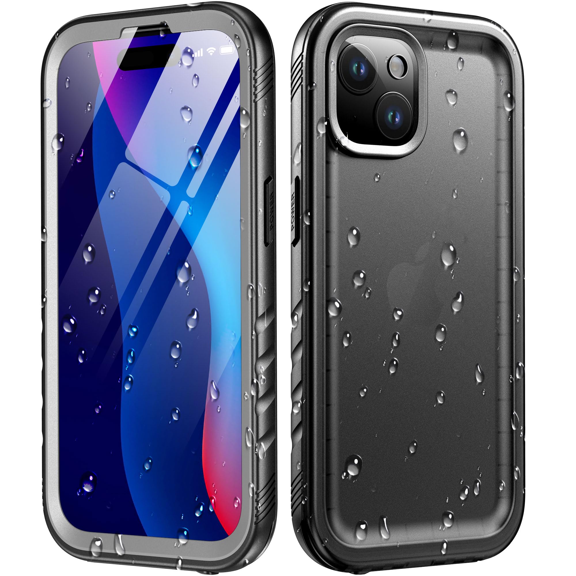 Sponsored Ad – for iPhone 14 Case Waterproof - 360 Heavy Duty with Screen/Camera Protector Shockproof IP68 Underwater Dustproof Water Dust Shock Proof Double Full Body/Front and Back Protective Case Slim