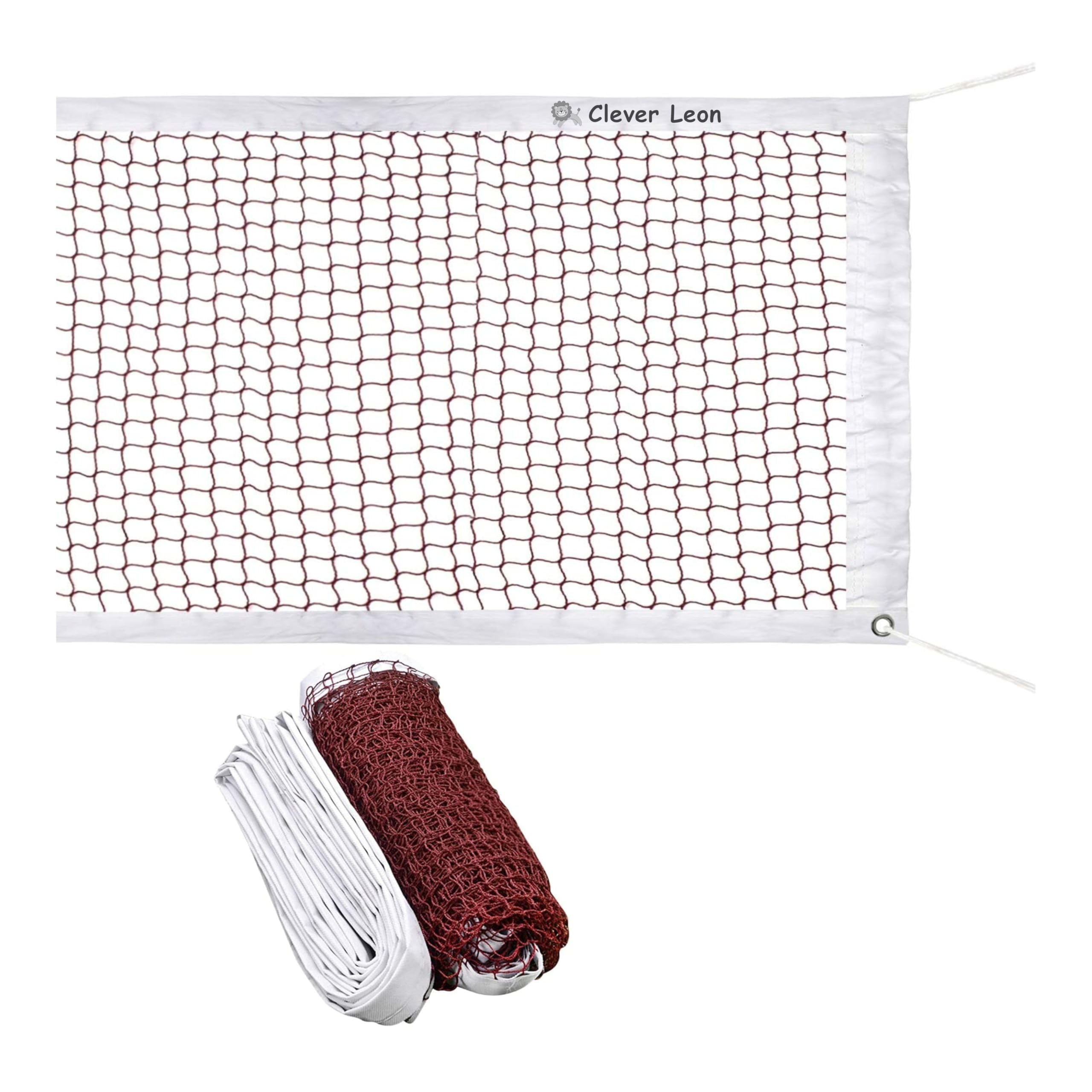 Kit de Filet de Volley de Plage - Badminton - Tennis - 6,5 x 0,75 m - 12 Poteaux de Filet en Acier - Kit de Fixation - Parent