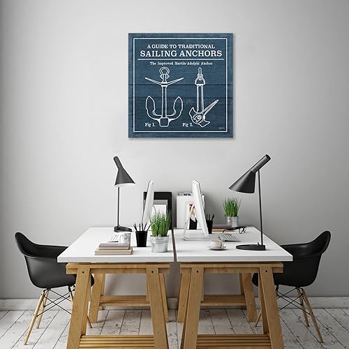 Miniatura 6 de Jaxson Rea "Vintage Sailing Knots XII Gallery Wrapped Canvas by Mary Urban, 48" x 48"