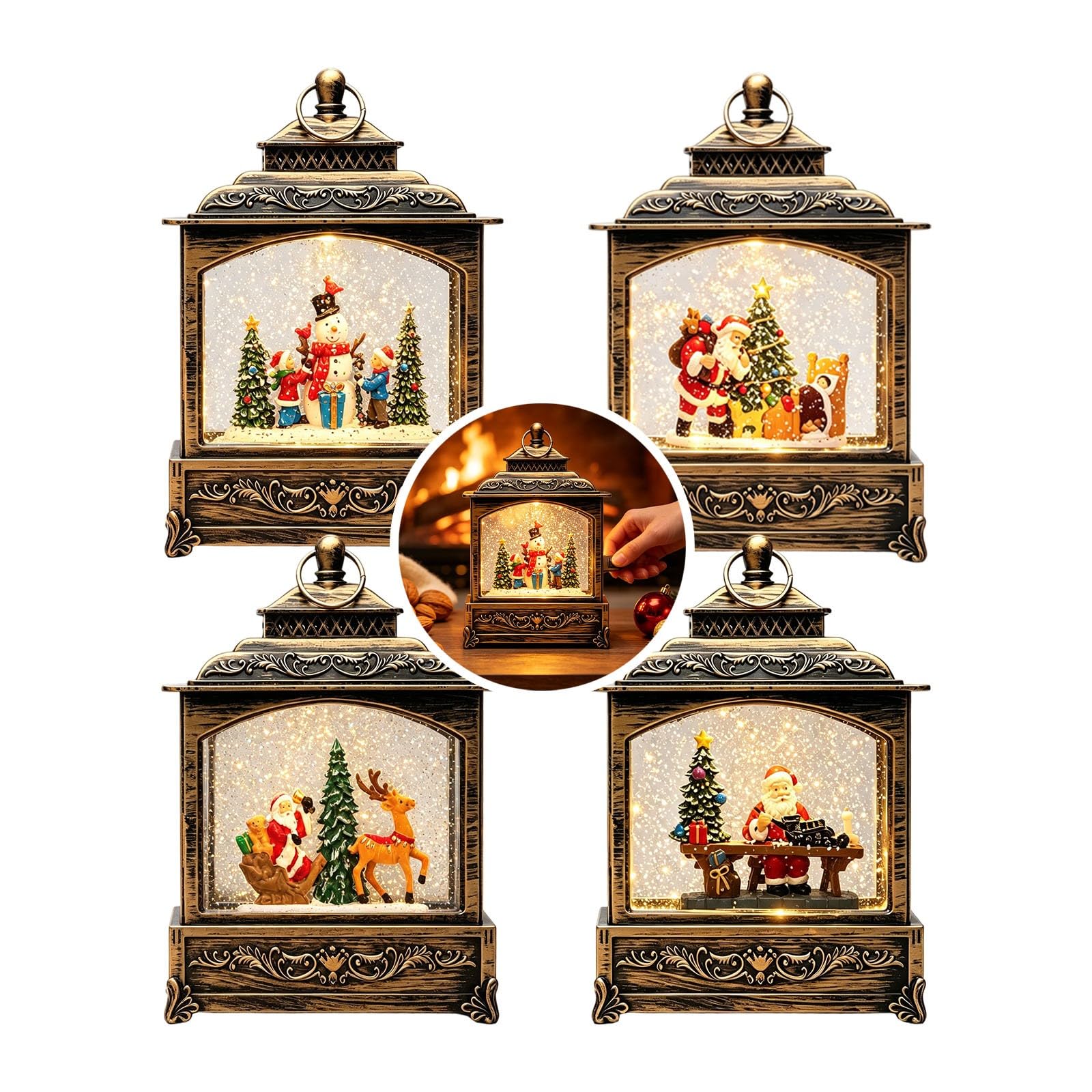 Ottima scelta per le festività natalizie, perfetta per decorare la casa con decorazioni stagionali e come ricordo festivo per i membri della famiglia durante le celebrazioni natalizie. 10 ml (A, 21cm)