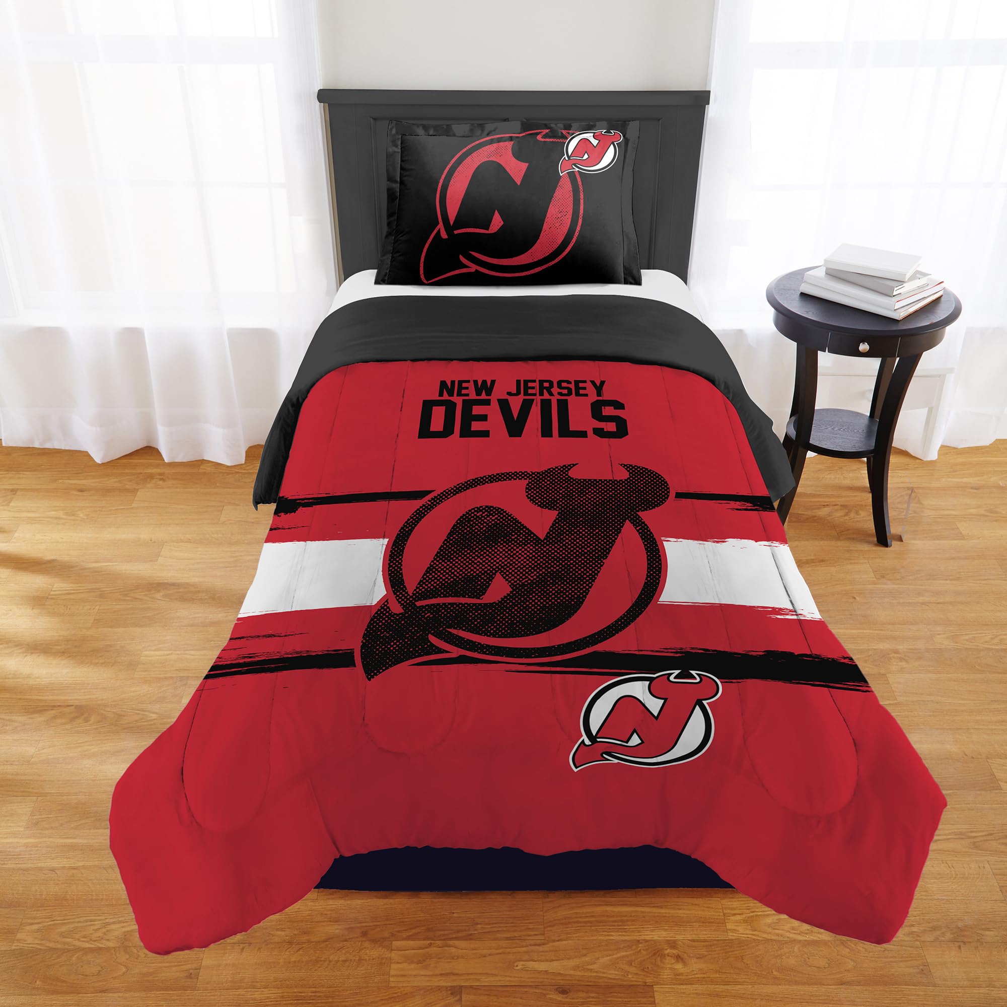 貴重　NHL バブルヘッドセット Amazon.com: NORTHWEST Officially Licensed New Jersey Devils NHL