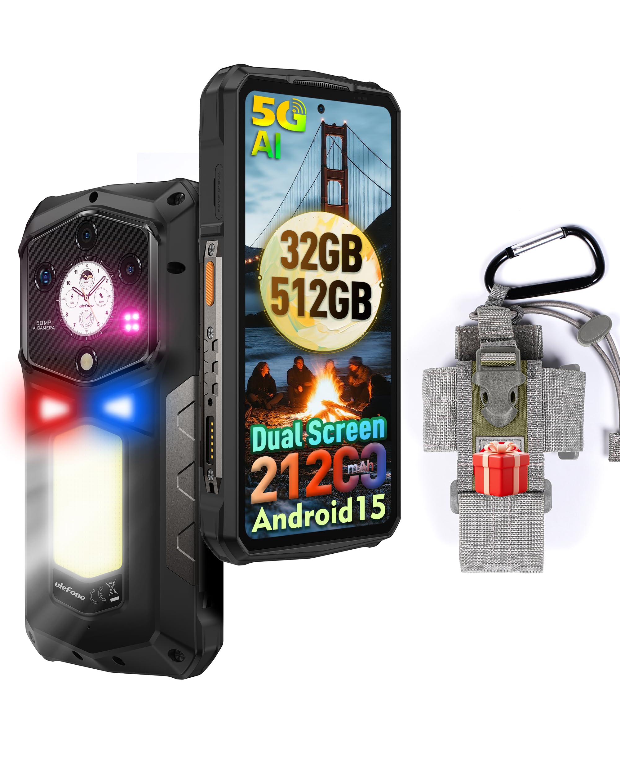 Amazon.com: Ulefone Armor 29 Pro 5G AI Rugged Smartphone with 1.04