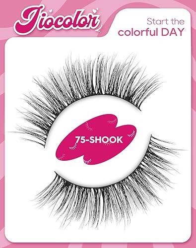 Miniatura 3 de DY20 - Extensiones de pestañas individuales en racimo de visón natural, pequeñas y medias pestañas postizas 34, extensiones de pestañas postizas