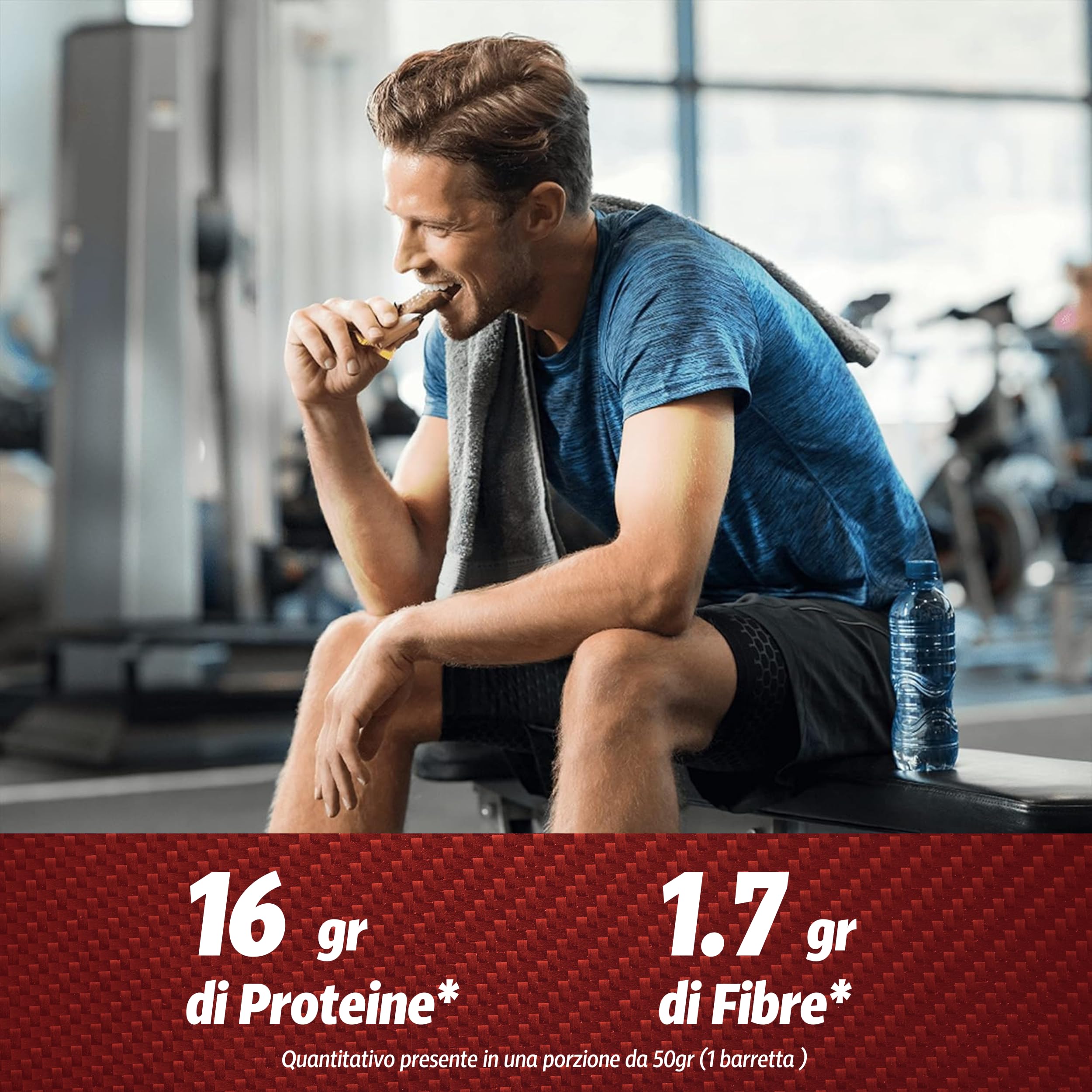 WHY SPORT 32% HIGH PROTEIN BAR- Barrette Proteiche Ricoperte e Ripiene - Barretta Proteica Senza Glutine - Snack Proteico - Box 24 Barrette da 50 gr (Pistacchio)