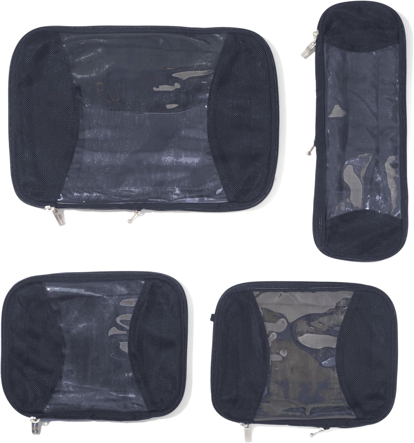 Baggallini Compression Cube 4-piece set - Lightweight Compression Packing Cubes for Travel