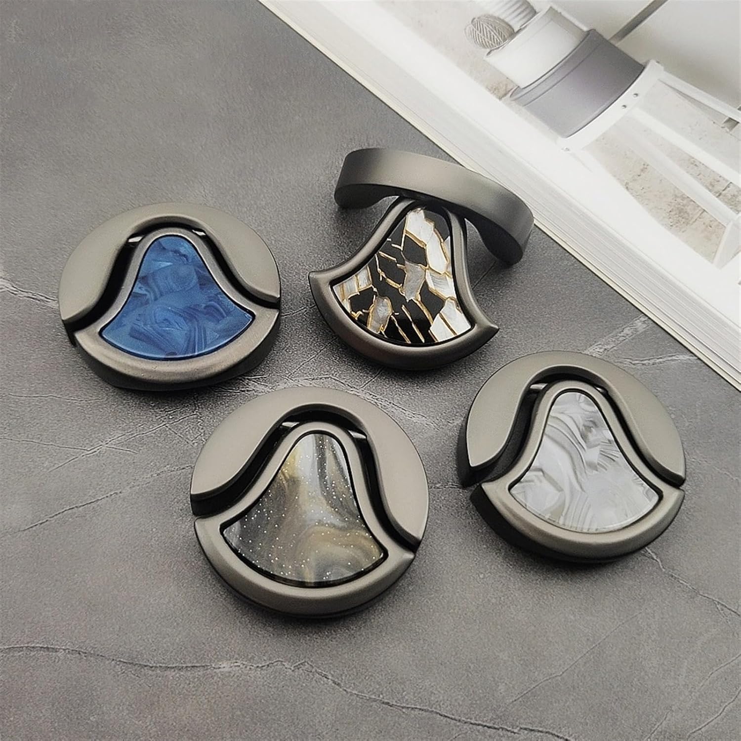 Zinc Alloy Handle 32mm Drawer Door Knobs Handles Cupboard Wardrobe Pulls Furniture Hardware Kitchen Cabinet Door Handles 1Pcs (Color : MBS128-38)