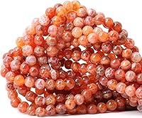 Vista 89 de Cuentas redondas sueltas de ágata estilo antiguo vena de dragón de 6mm, cuentas para diseño de joyas, 60 cuentas