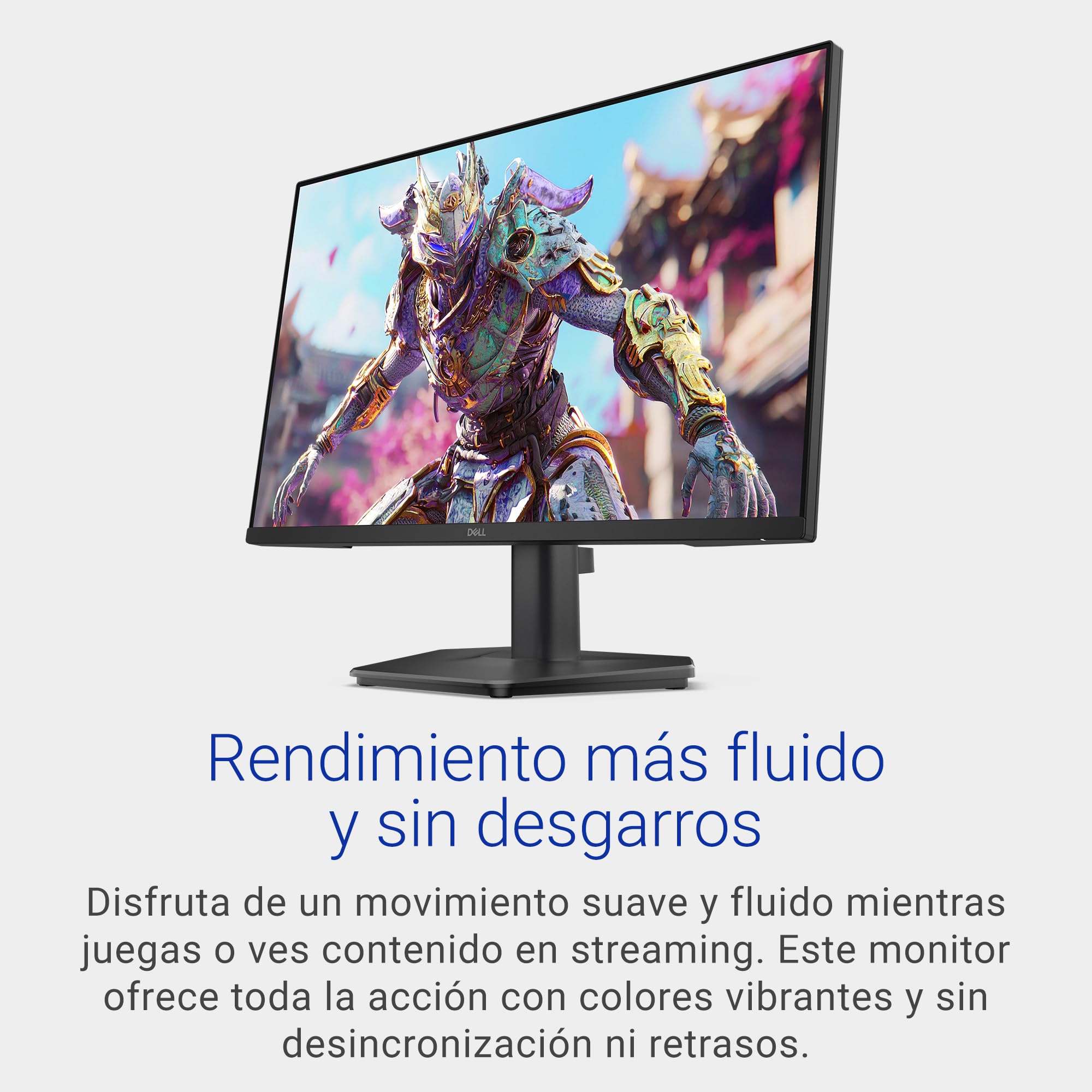 DELL 24 Monitor Gaming - SE2426HG, Full HD (1920x1080), 240Hz, Fast IPS, 0.5ms, AMD FreeSync Premium, 99% sRGB, HDR10, VESA (100x100mm), DisplayPort, 2 HDMI, 3 Años de Garantía, Negro