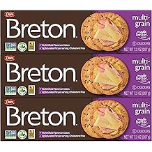 Breton Multigrain Crackers, 7.3 Ounce (Pack of 3)