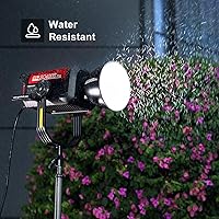 Vista 5 de GVM Pro 400B - Luz de video LED de 400 W, montaje Bowens, CRI97+, temperatura de color 2700-6800K, 14500lux@3.3 ft, control de aplicación, cubierta