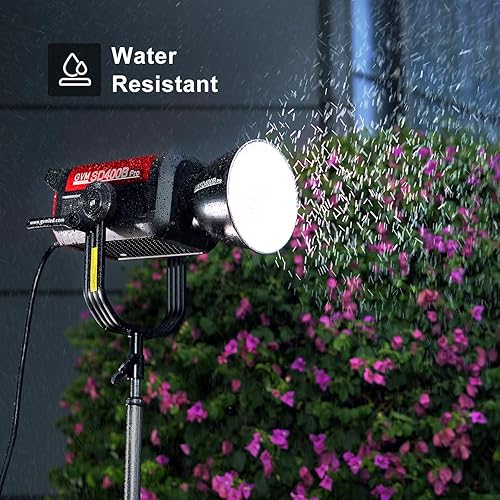 Miniatura 5 de GVM Pro 400B - Luz de video LED de 400 W, montaje Bowens, CRI97+, temperatura de color 2700-6800K,