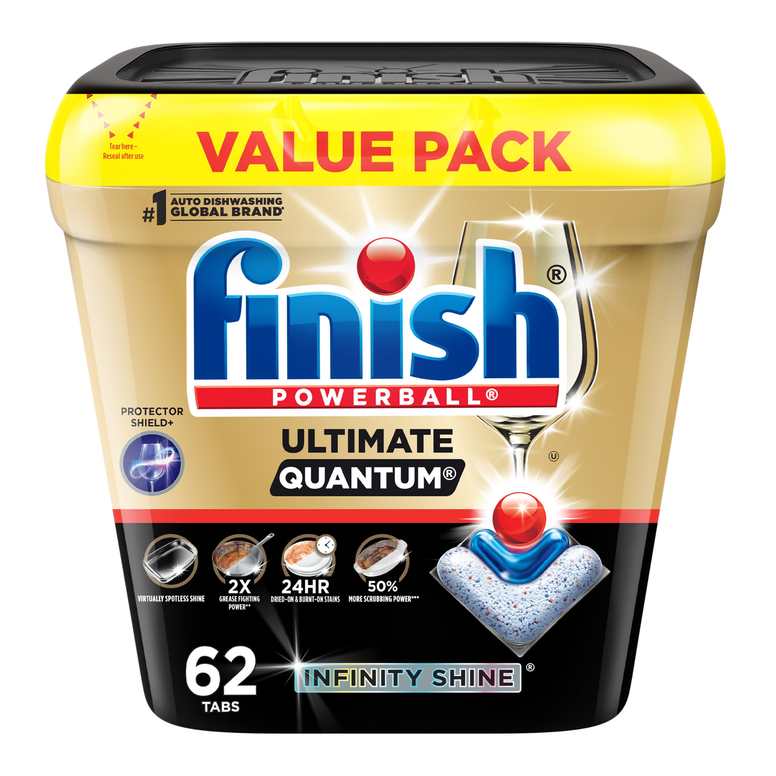 Ultimate Quantum Infinity Shine Dishwasher Pods