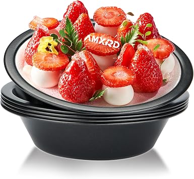 5 inch Mini Pie Pans, 5-Piece Small Round Cake Pan, Reusable Nonstick Carbon Steel Pie Tins for Oven and Instant Pot Baking