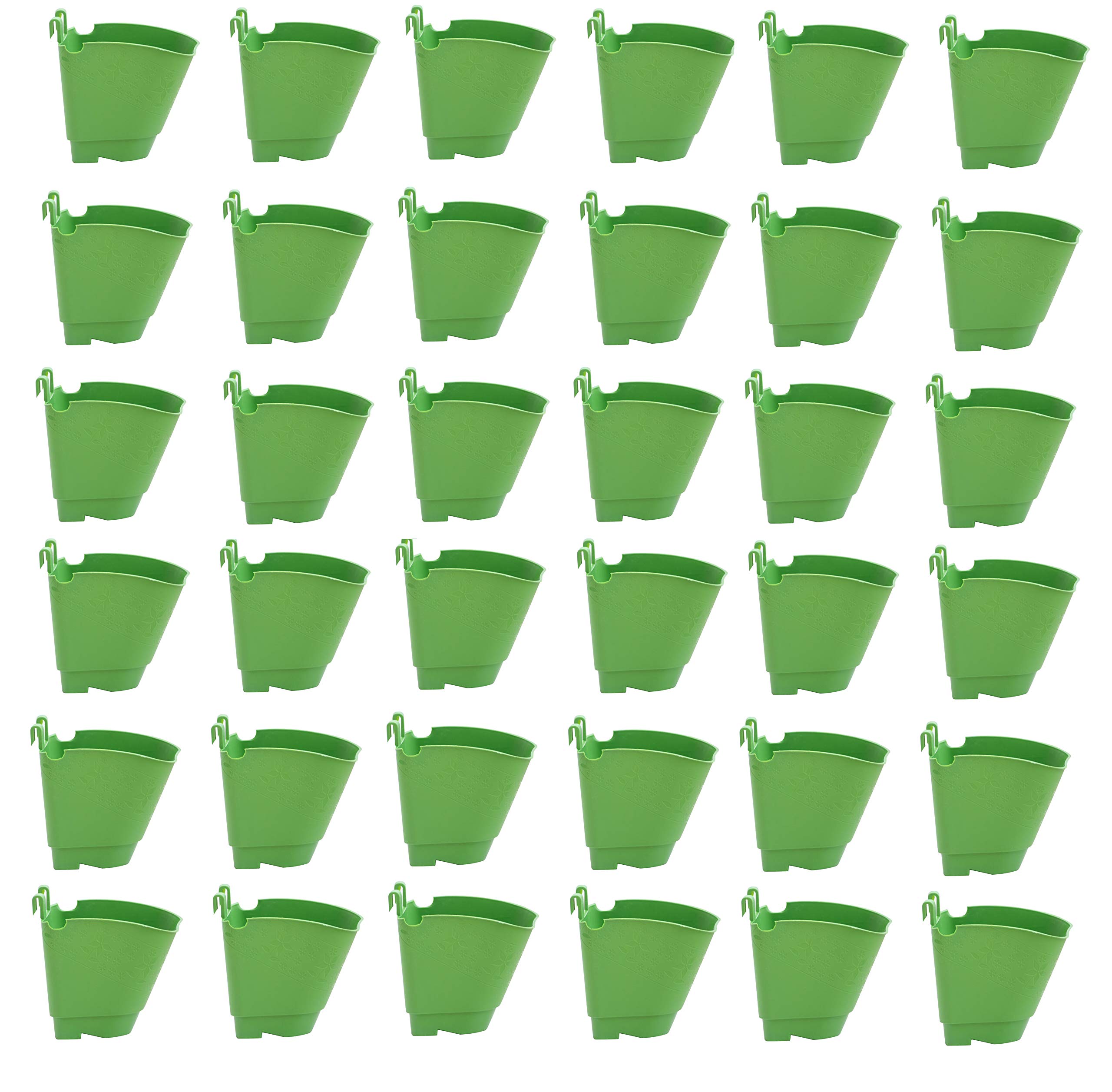 Novicz 36 Pcs Vertical Garden Pots and Planter Wall Hanging Pots for Plants, Green (B07H4QPFJ9) Amazon Price History, Amazon Price Tracker