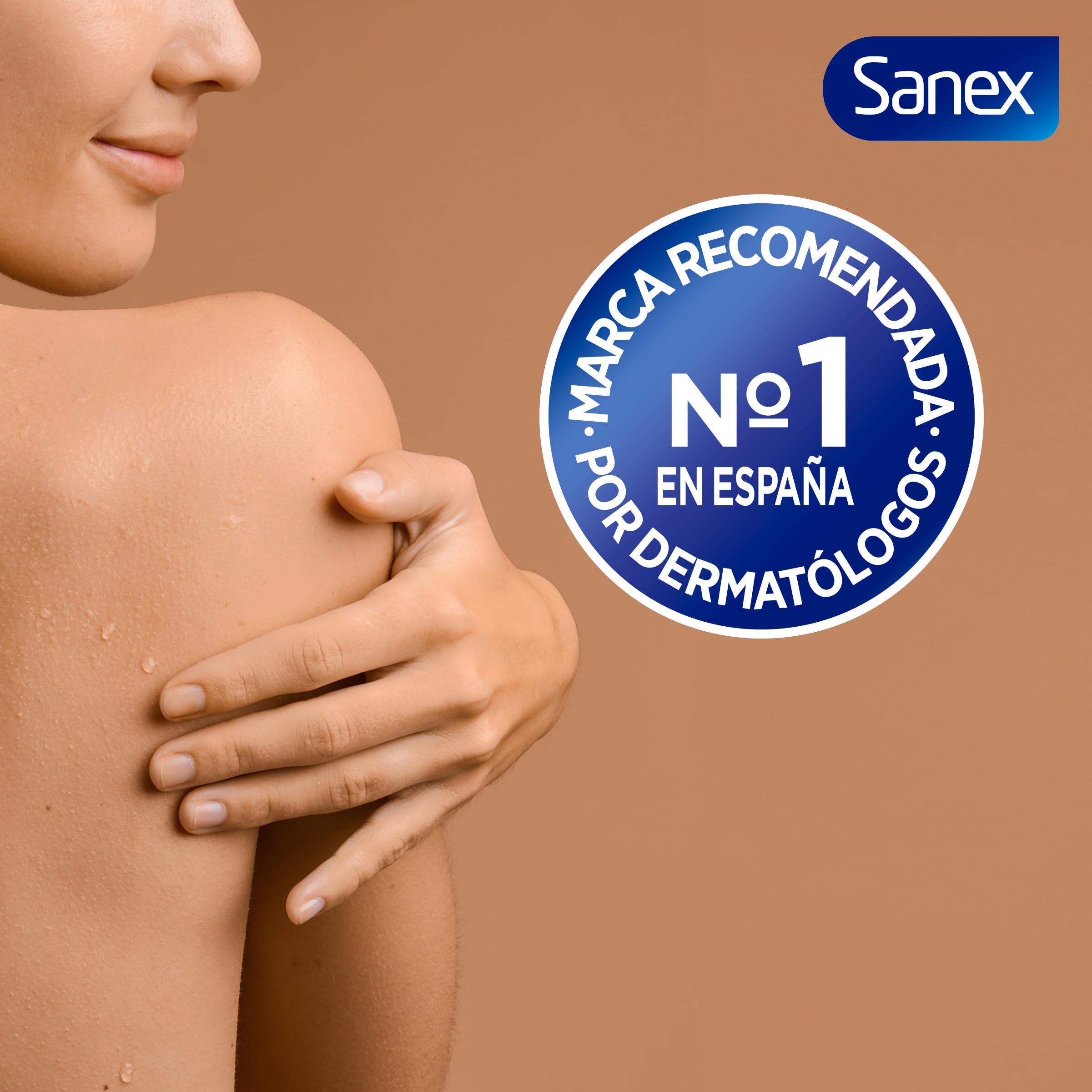 Sanex Dermo+ Extra Control Desodorante Antitranspirante Roll-On 72 Horas (50ml) – protección efectiva contra el sudor y el mal olor – dermatológicamente testado– contiene 0% alcohol*