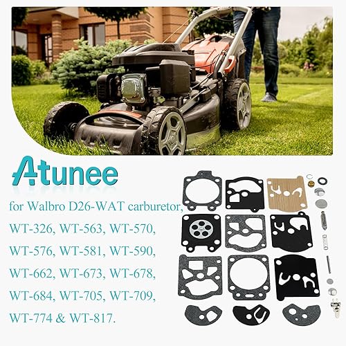 Miniatura 2 de Atunee Kit de reparación de carburador para Walbro K10-WAT WT391 WT20 WT3 WT309 WT310 WT324 WT379 motosierra recortadora de hojas
