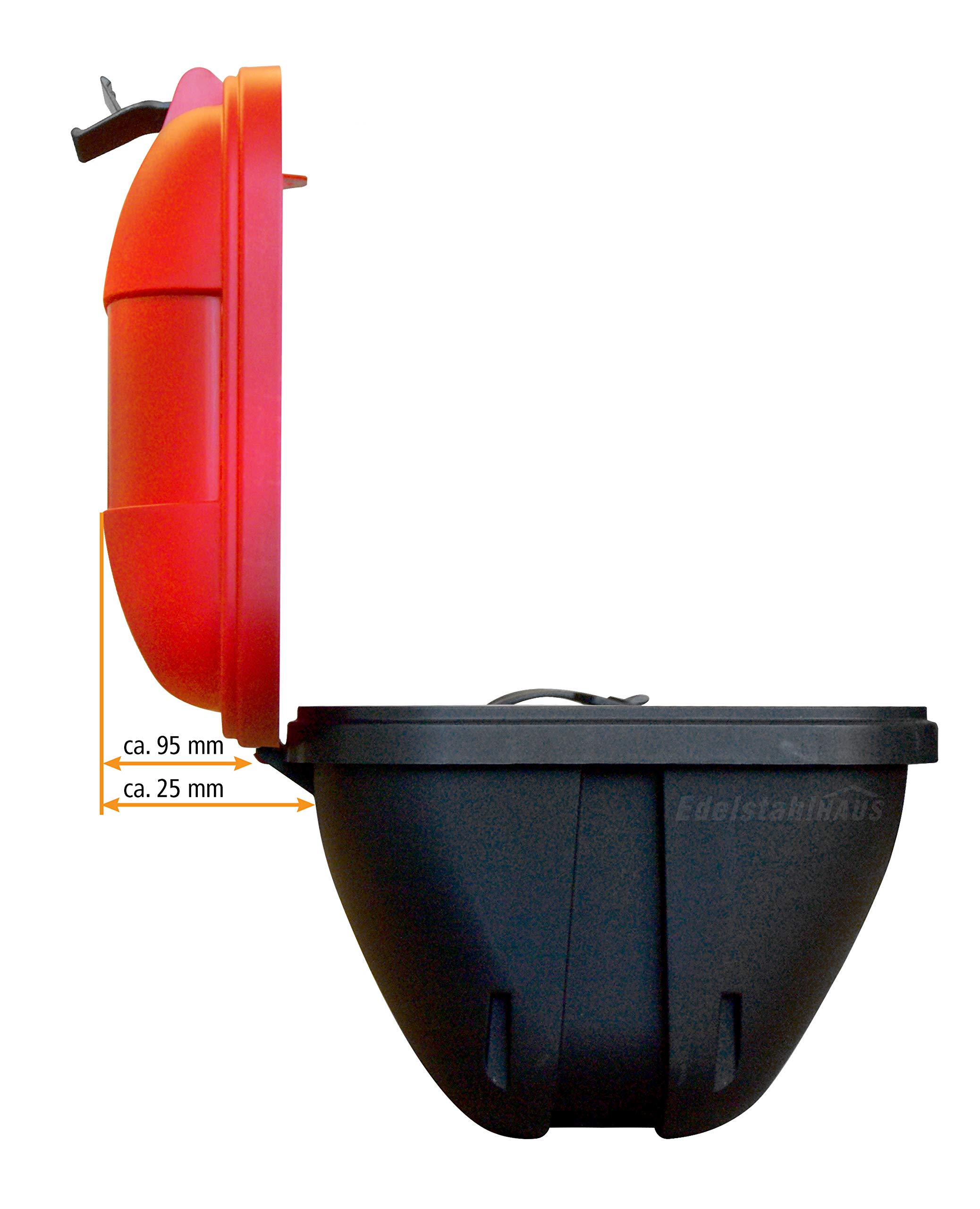 Scatola Per Estintore Da 6 Kg Con Supporto Verticale - Diametro 160mm, Acciaio Inox - Foto 7